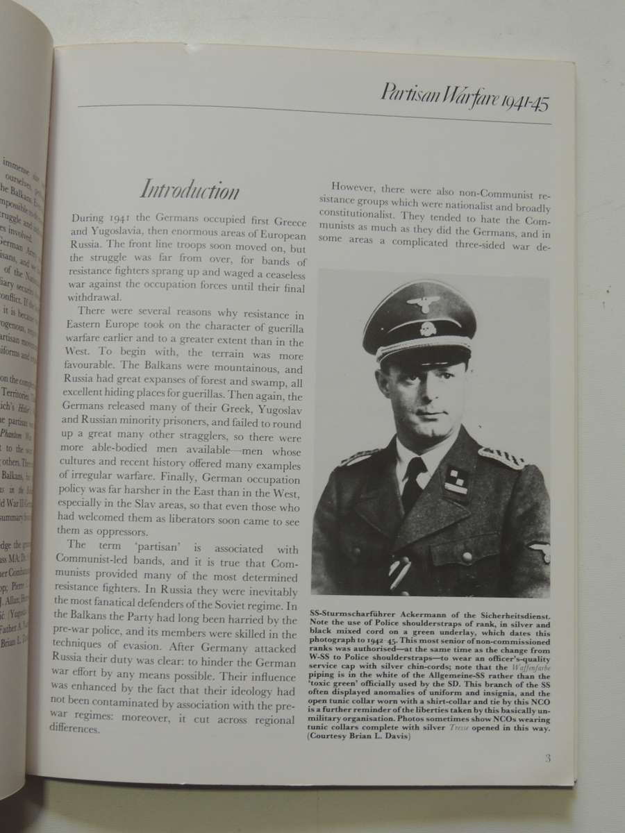 Osprey Men-At-Arms Series: Partisan Warfare 1941-45 Nigel Thomas & Peter Abbott