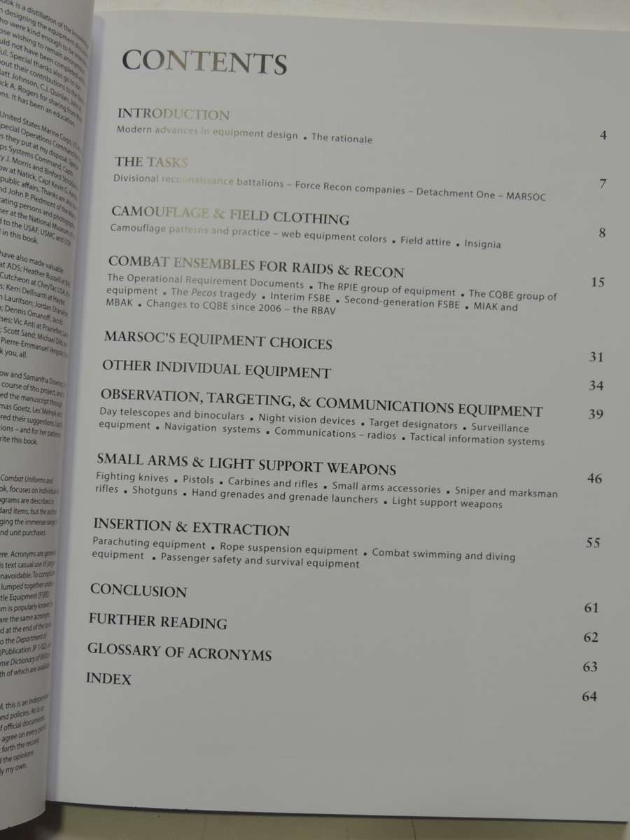 Osprey Elite Series: US Marine Corps, Recon And Special Operations Uniforms & Equipment 2000-15