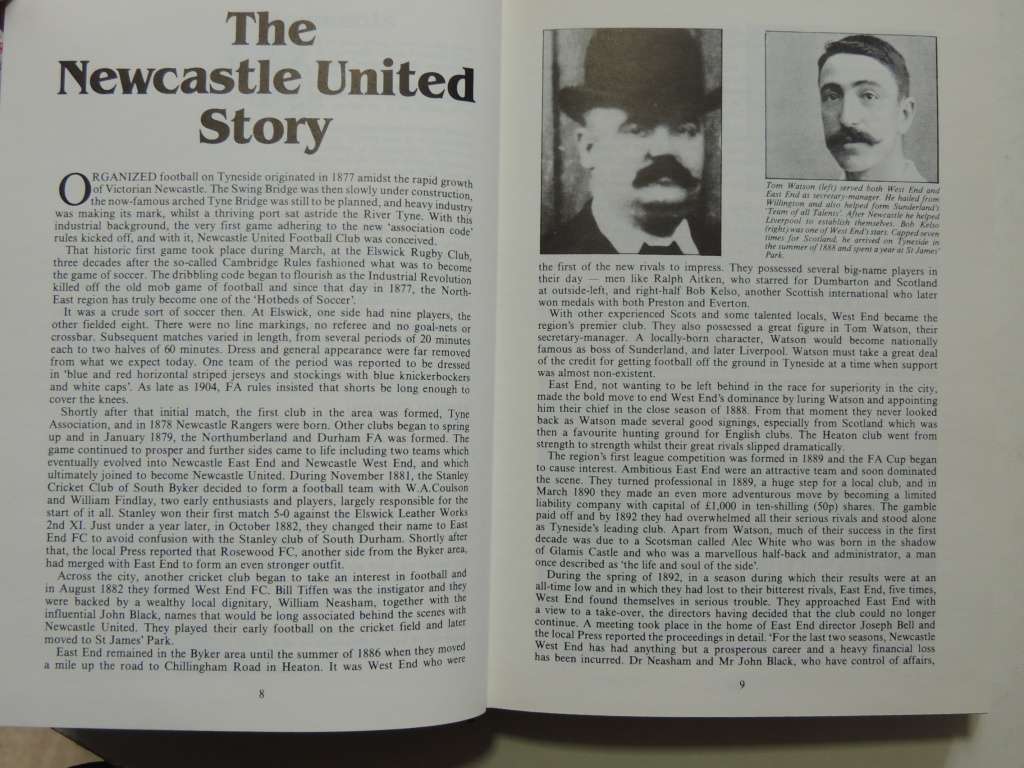 Newcastle United  A Complete Record 1882 - 1990- Paul Joannou, Bill Swann, Steve Corke