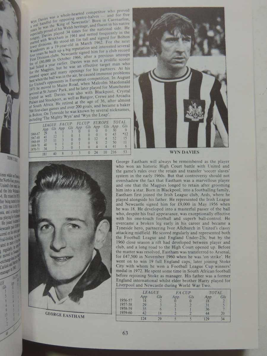 Newcastle United  A Complete Record 1882 - 1990- Paul Joannou, Bill Swann, Steve Corke