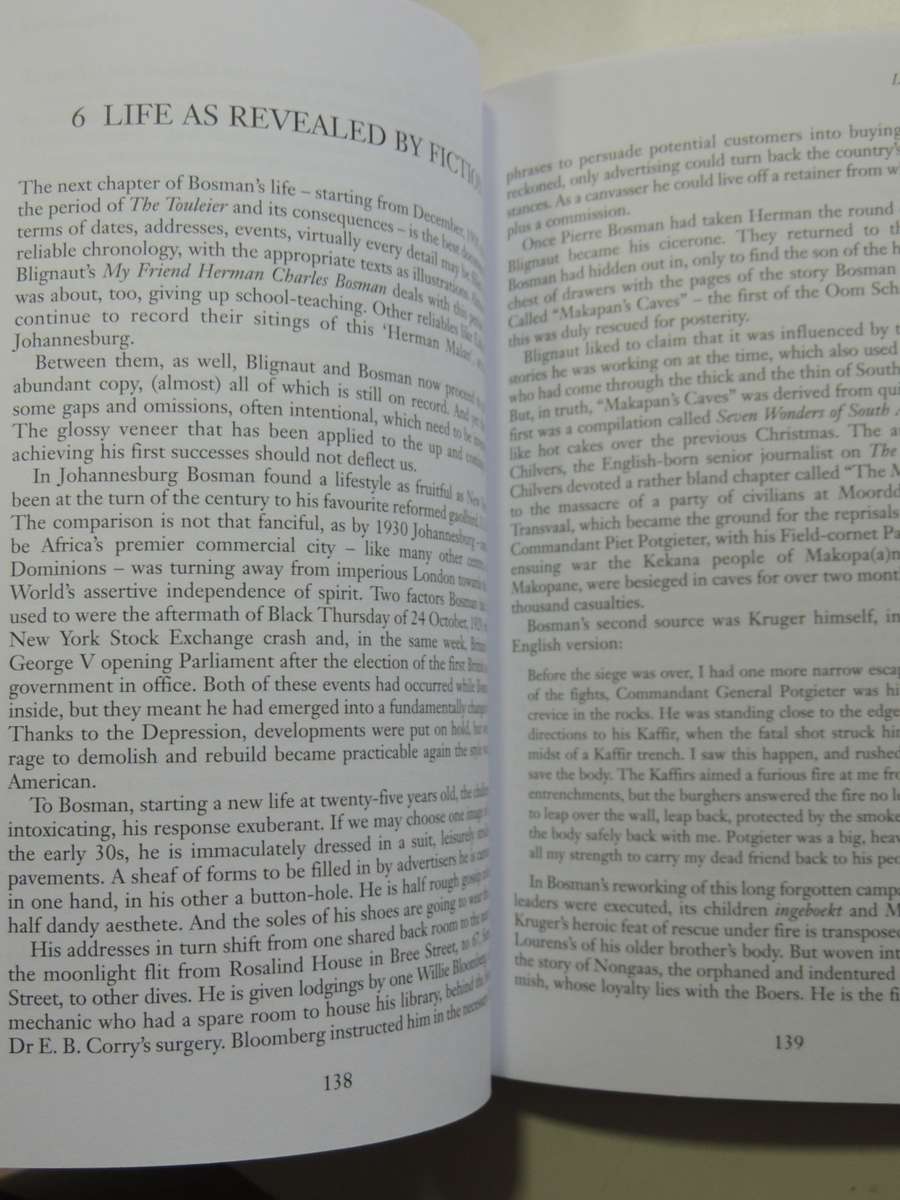 Life Sentence - A Biography Of Herman Charles Bosman - Stephen Gray