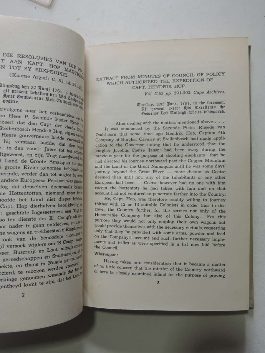 The Journals Of Brink And Rhenius - VRS Series I No. 28 - Dr E E Mossop