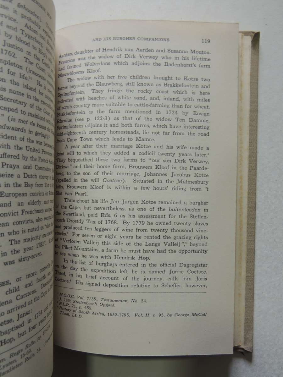 The Journals Of Brink And Rhenius - VRS Series I No. 28 - Dr E E Mossop