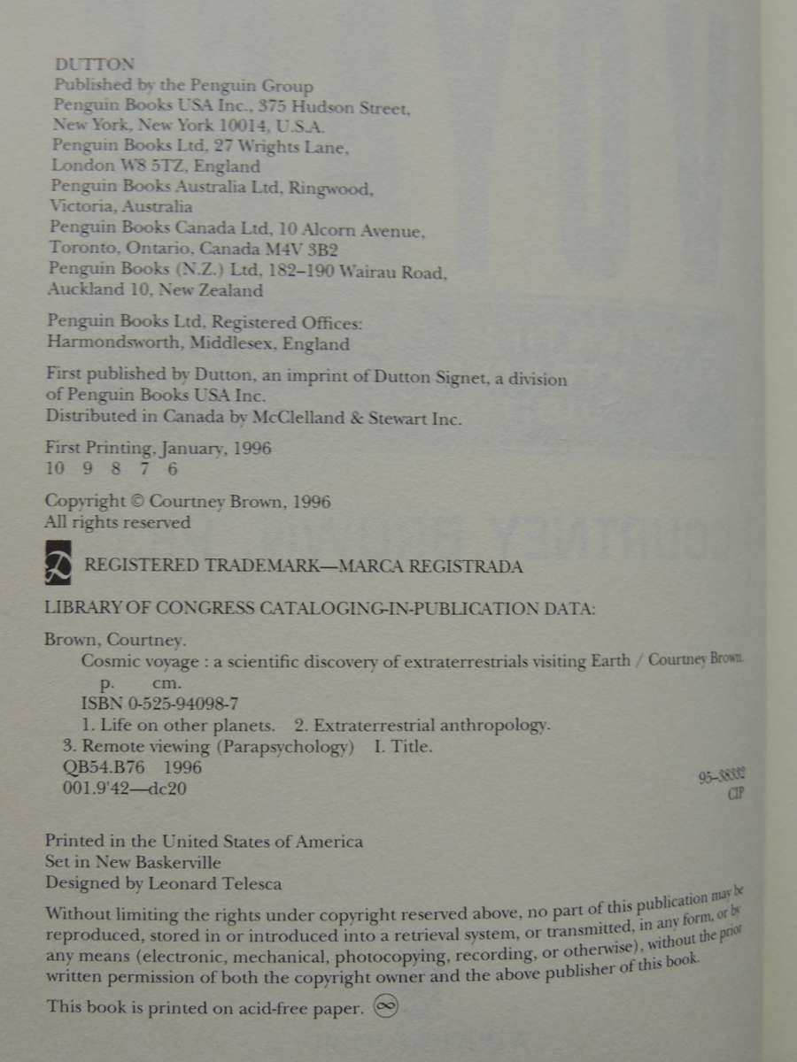 Cosmic Voyage - A Scientific Discovery Of Extraterrestrials Visting Earth - Courtney Brown, Ph.D.