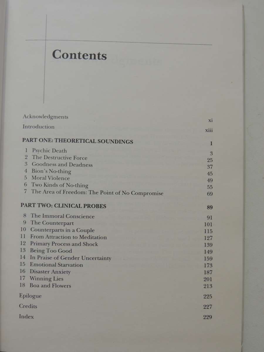 Psychic Deadness - Michael Eigen