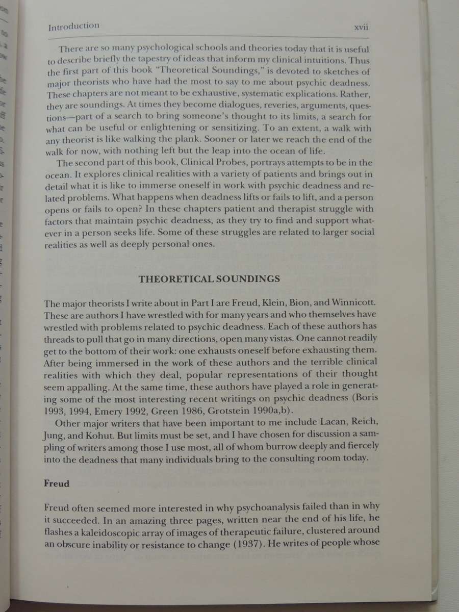 Psychic Deadness - Michael Eigen