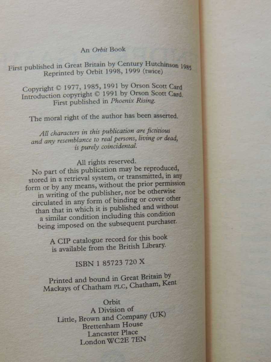 Ender's Game - Vol 1 of the Ender Saga - Orson Scott Card