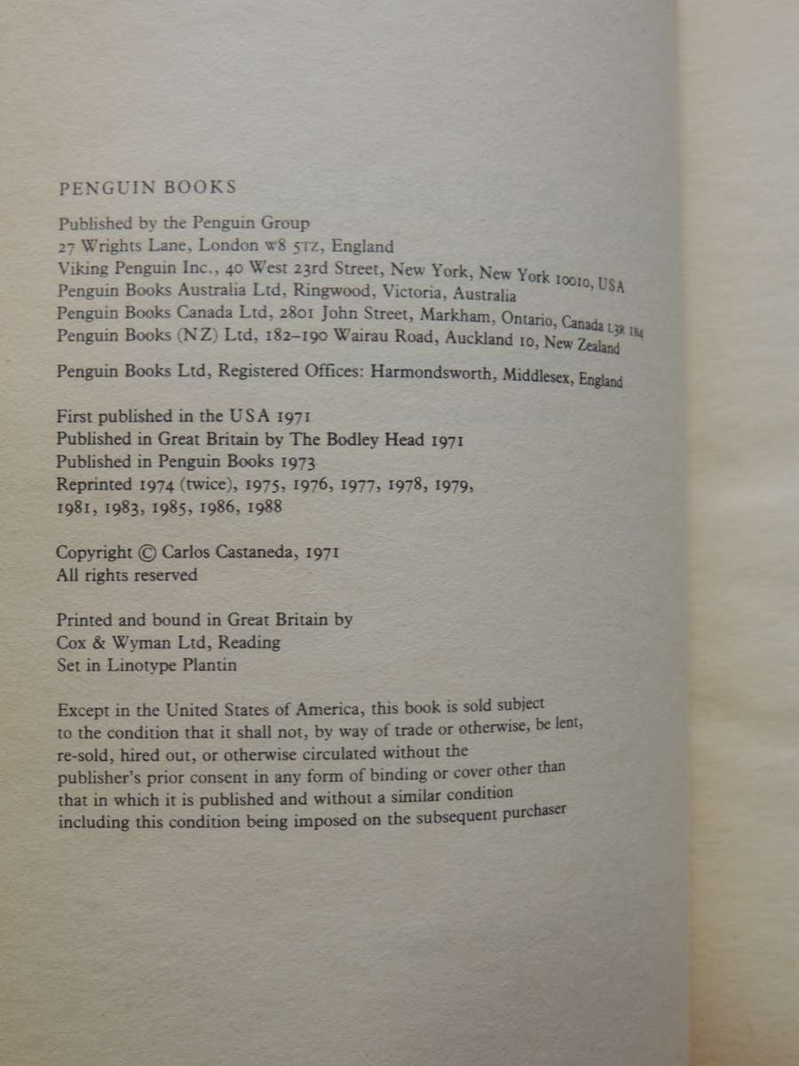 A Separate Reality - Carlos Castaneda