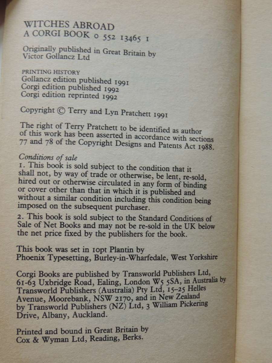 Witches Abroad- Terry Pratchett