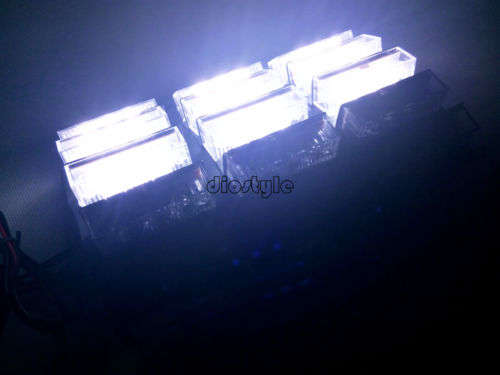 54 LED Emergency Hazard Warning Headliner Strobe Light Bars Deck Dash Grille New