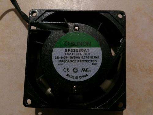 COOLING FAN - 220VAC & plastic fan guard