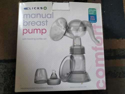 Manual Breast Pump open Box