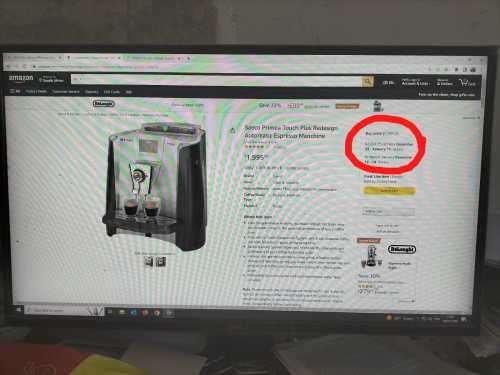 Saeco Primea touch Plus Coffee Machine with adjustable electronic cup height