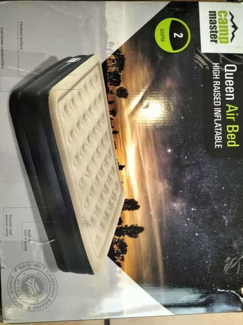 Camp master High rise Airbed good as new - pump needs repairs