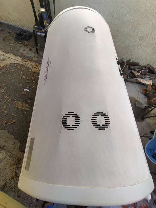 HAPRO Synergy 2401 sunbed. 24 tubes with facial tanner and built in fan. COLLECTION ONLY!!!