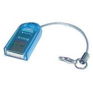 USB Mini Multi-Functional Card Reader (Blue)