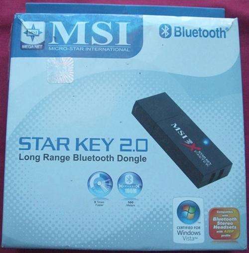 MSI Star Key 2.0 Long Range USB Bluetooth Dongle (100m Range and 3x Faster)