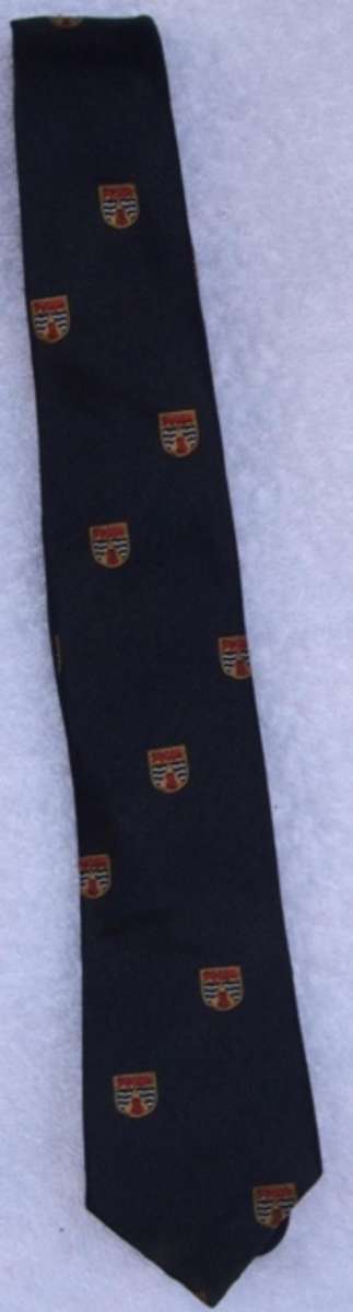 Dark Blue Tie with unknown Picture/emblem