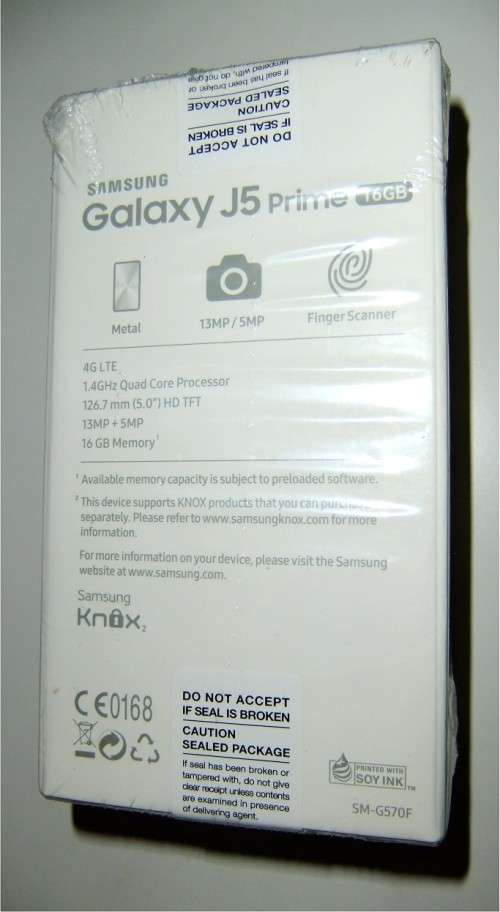 Samsung Galaxy J5 Prime 16GB SM-G570F Gold Smartphone Brand New Sealed in Original Box