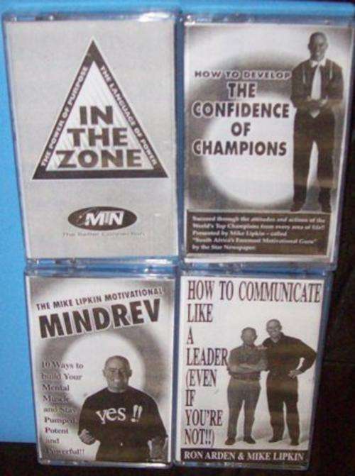 4 Motivational Cassette Tapes by Mike Lipkin