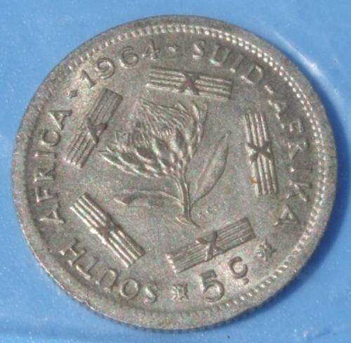 1964 South Africa 5c