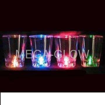 FLASHING SHOT GLASSES (watch video) (pvc)