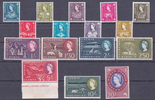 KUT QE2 full set mint hinged, CV R680.00 view scans