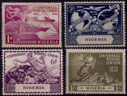 NEW HEBRIDES 1949 10 Oct, 75th Anniversary of UPU, set, mint, CV +-R  44.00 view scans