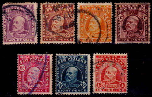 NEW ZEALAND 1909. King Edward VII, set, UH, CV +/- R 540.00, view scans