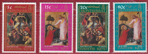 MONTSERRAT 1971, 22 March, Easter, set, MNH. CV+/-R 20.00 view scans