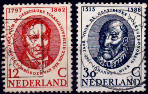 NETHERLANDS, 1960. Mental national help. Full set