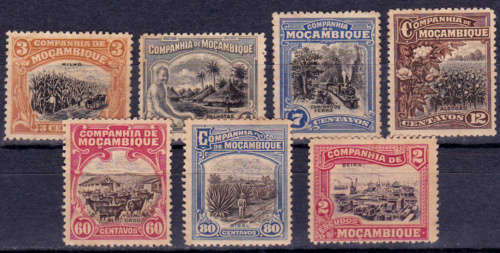MOZAMBIQUE CO 1923. Landscapes, set, MH, CV+/- R 240.00 view scans