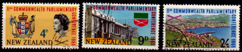 NEW ZEALAND 1965, 30 Nov. 11th Anniv Commonwealth Parliament, set, UH, CV +/- R 135.00, view scans