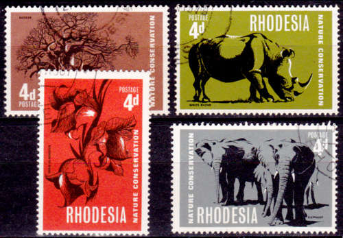 RHODESIA 1967, 6 Sept. Nature Conservation, UH, CV R 16.00, view scans