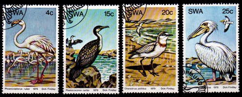 SWA 1979, 5 April. Water Birds, set, UNH, CV R 10.00 view scans