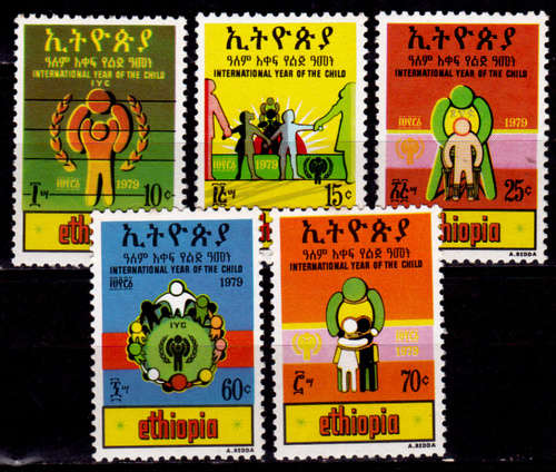 ETHIOPIA 1979, 25 May. Intl Year of Child, set, MNH, CV +/- R 65.00 view scans