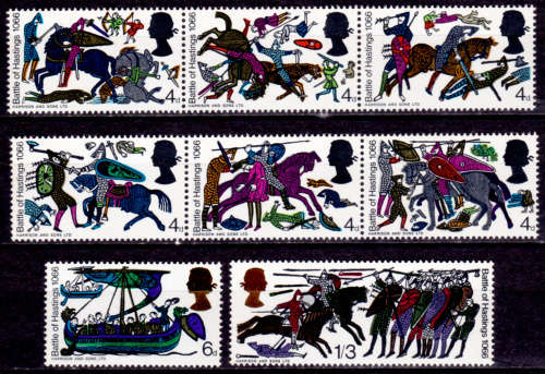 ENGLAND 1966, 14 Oct. 900th Anniv Batlle Hasting, set, MNH, CV +/-R 40.00 view scans