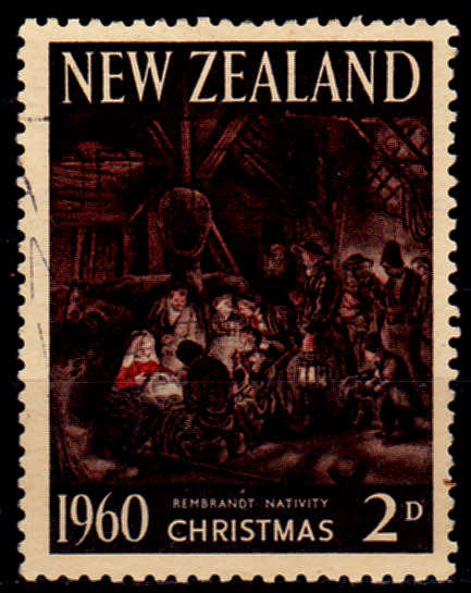 NEW ZEALAND 1960, 1 Nov. Christmas, single, UH, CV +/- R 5.00, view scans