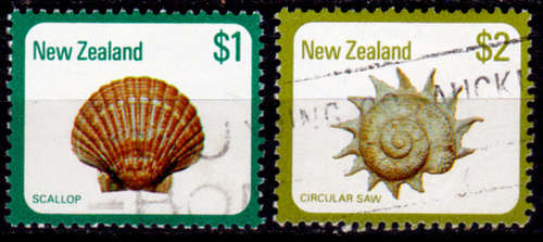 NEW ZEALAND 1979, 26 Nov. Shells, set, UH, CV +/-R 20.00 view scans