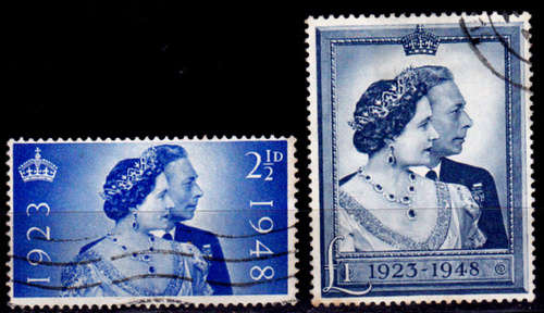 ENGLAND 1948, 26 April. SILVER WEDDING, set, UH, CV+/-R 900.00, view scans