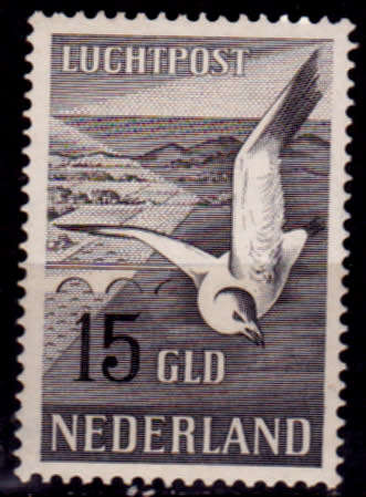 NETHERLANDS 1951, 12 Nov. BIRDS - Airmail, short set, MH, CV +/-R 4,300.00 view scans