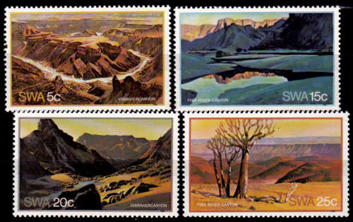 SWA 1981, 20 March. Fish River Canyon, set, MNH, CV R 10.00 view scans