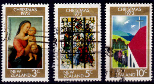 NEW ZEALAND 1973, 3 Oct. CHRISTMAS, set, UH, CV +/-R 25.00, view scans