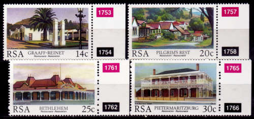 RSA 1986, 14 Aug. RESTORATION, set, MNH, CV R 10.00 view scans