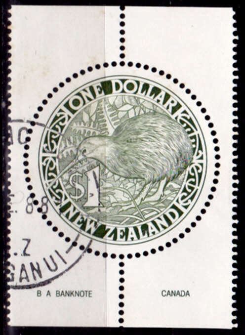 NEW ZEALAND 1988, BIRDS - KIWI, single, UH, CV +/-R 40.00 view scans