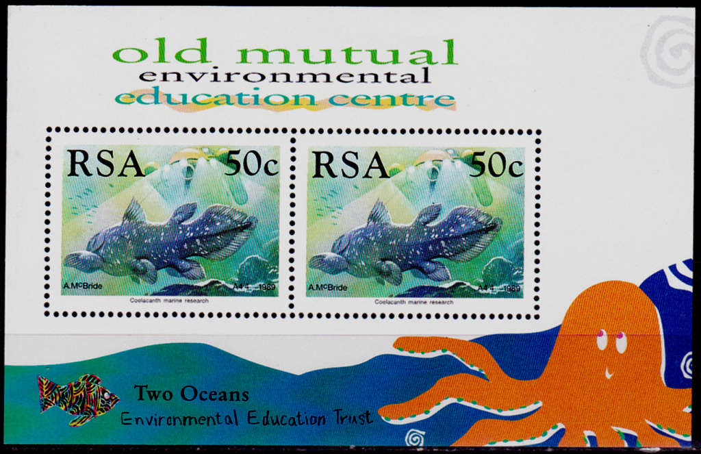 RSA 1997, 10 June, OLD MUTUAL ENVIRONMENT EDUCATION, minisheet, MNH, CV R 100.00 view scans