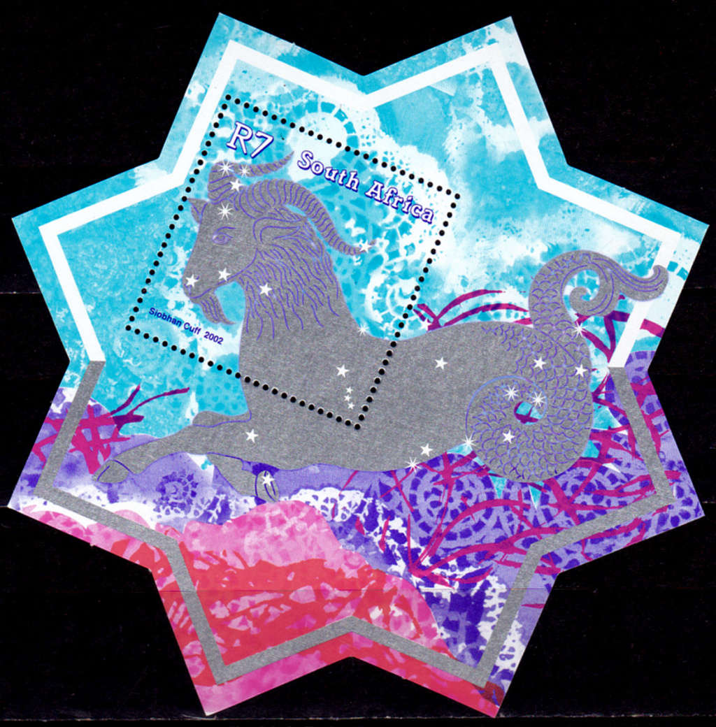 RSA, 2002. Year of the goat. Mini sheet