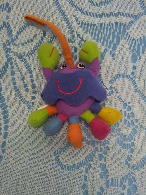 TINYLOVE Toy Crab Rattle That Can Be Attached To Baby Gym Or Similar