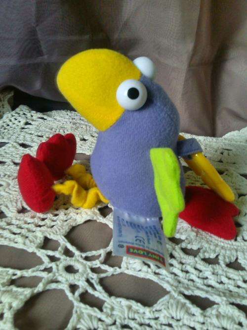 TINYLOVE Toy Parrot Rattle That Can Be Attached To Baby Gym Or Similar