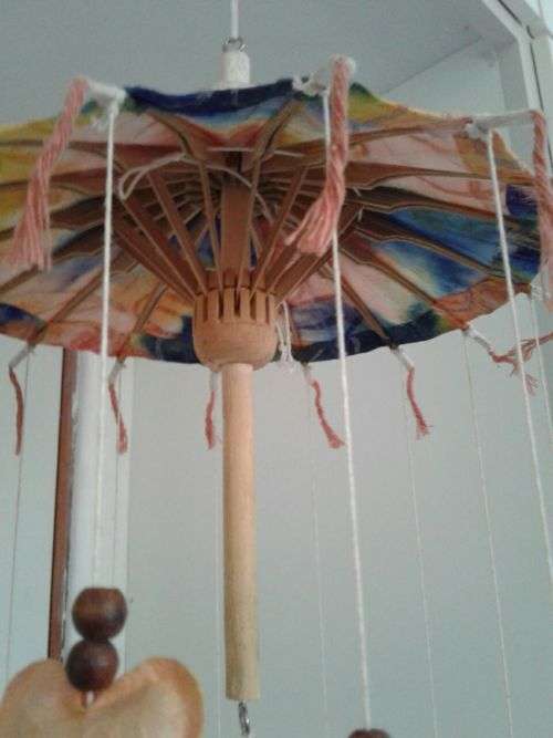 Umbrella Mobile or Wind-Chimes Flowers Style.